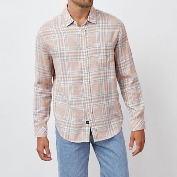 Rails Wyatt Ebi Plaid Button Down Cotton Top - Picture 1 of 9